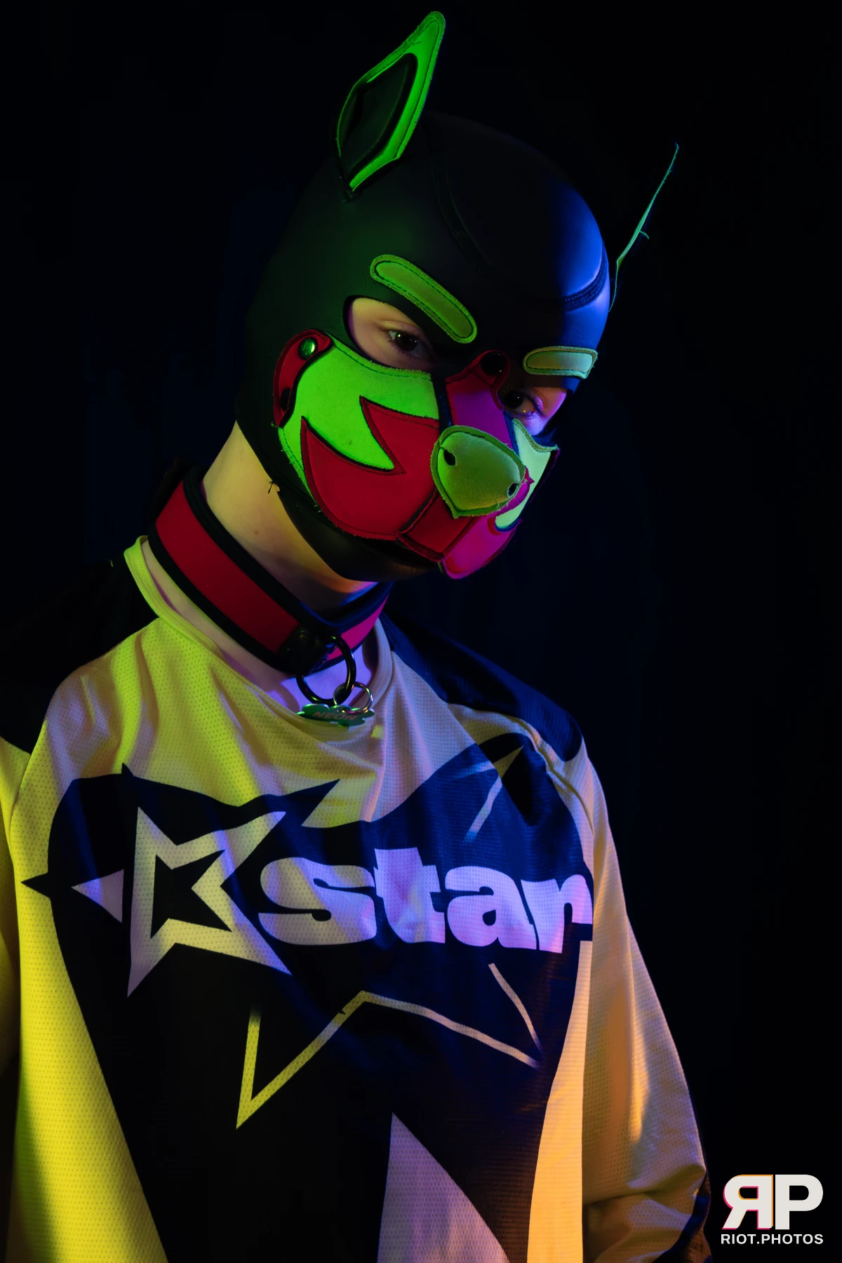 Neon Puppy — furry & pup photography by Fluffy Riot — photo 11