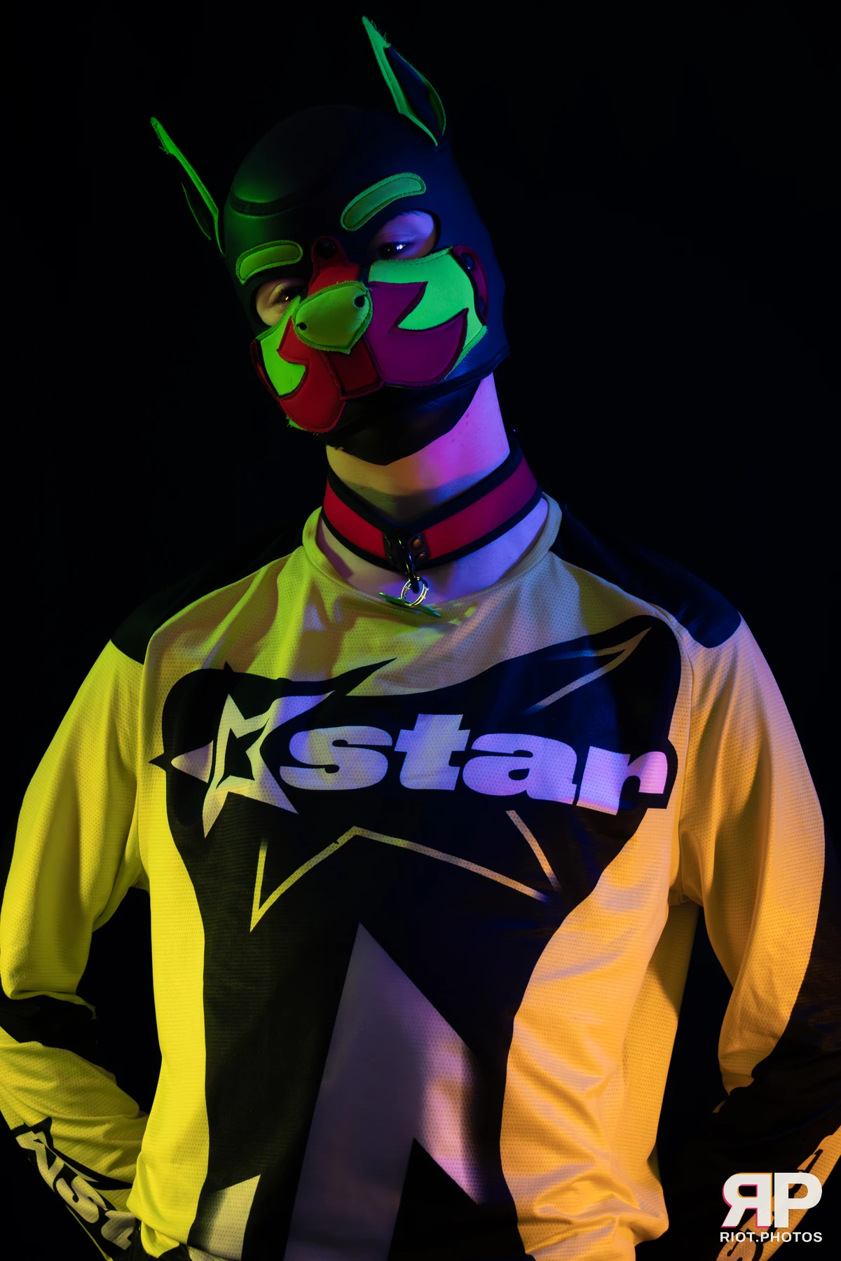 Neon Puppy — furry & pup photography by Fluffy Riot — photo 13
