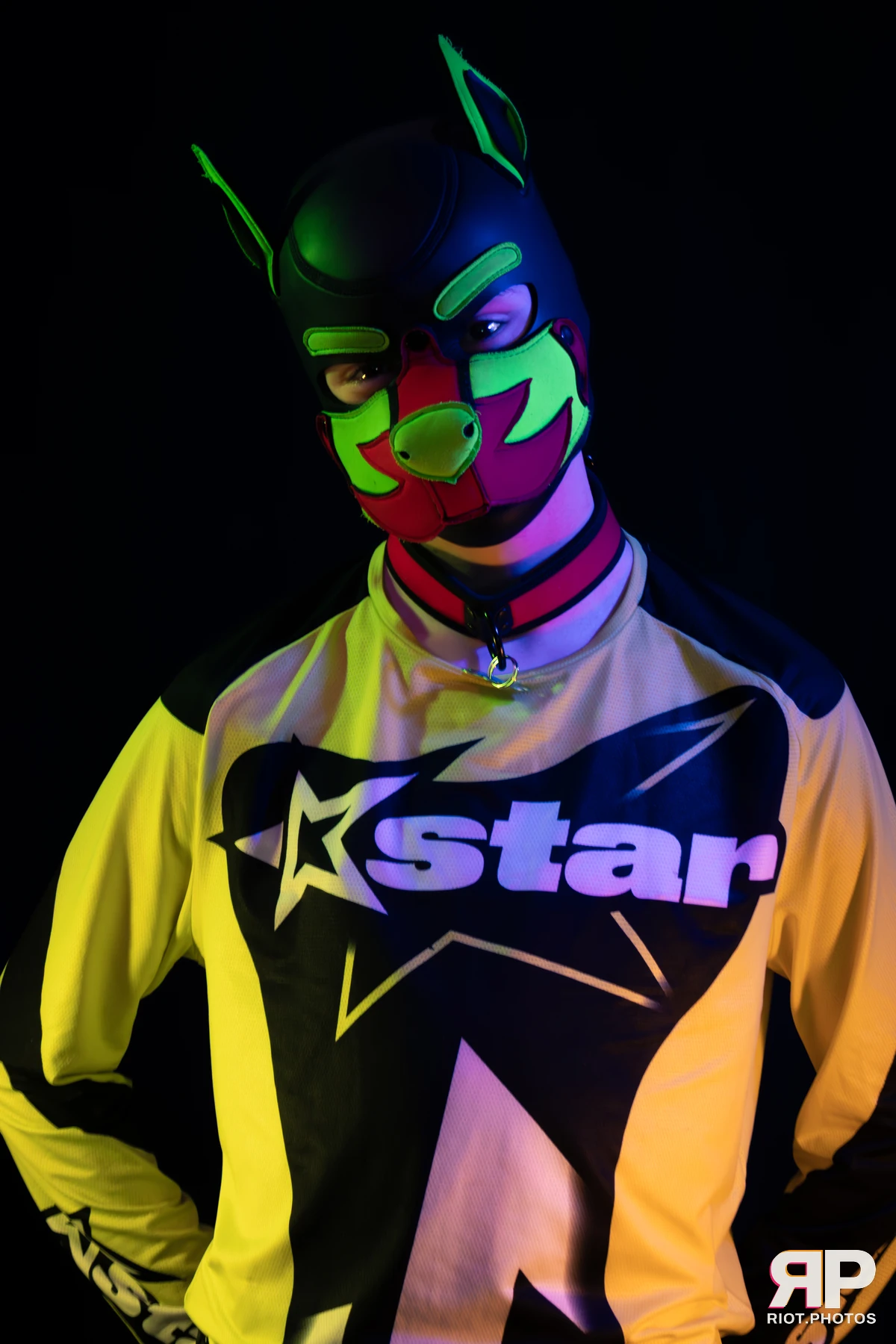 Neon Puppy — furry & pup photography by Fluffy Riot — photo 14