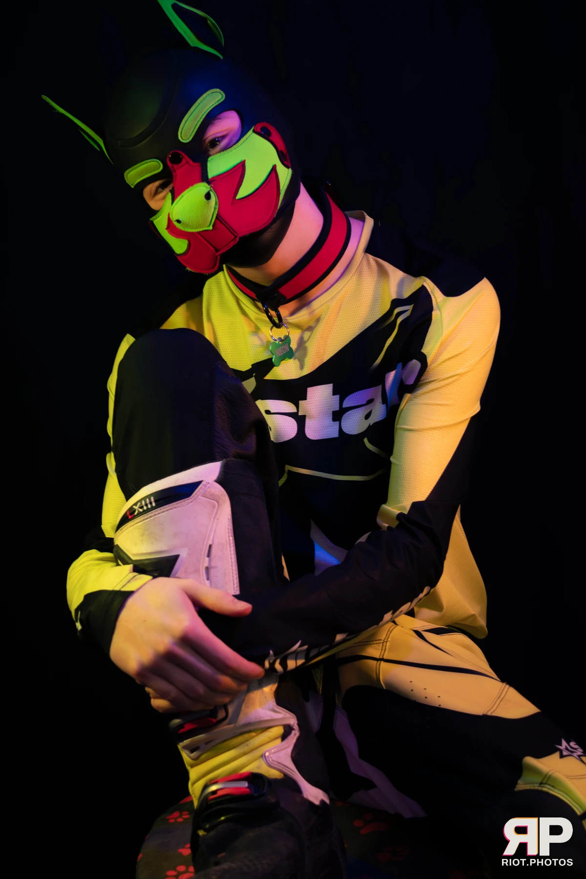 Neon Puppy — furry & pup photography by Fluffy Riot — photo 22