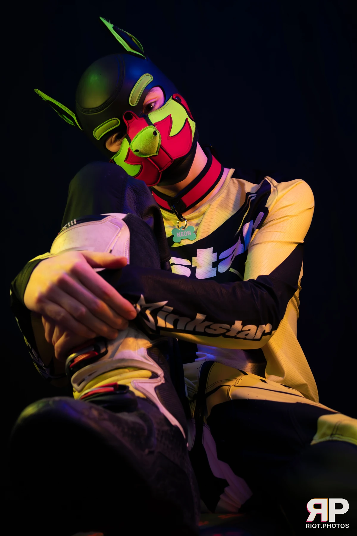 Neon Puppy — furry & pup photography by Fluffy Riot — photo 24