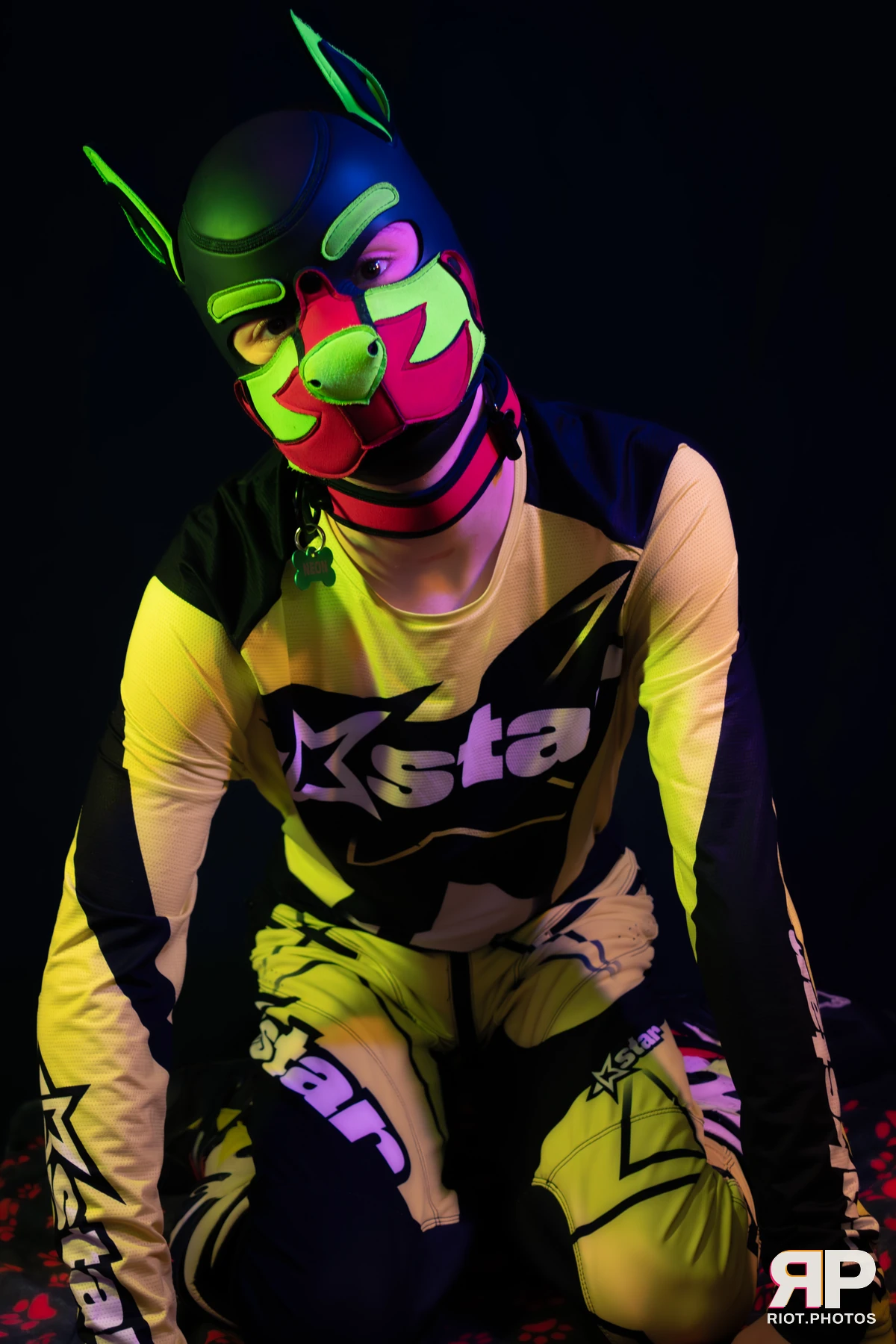 Neon Puppy — furry & pup photography by Fluffy Riot — photo 41
