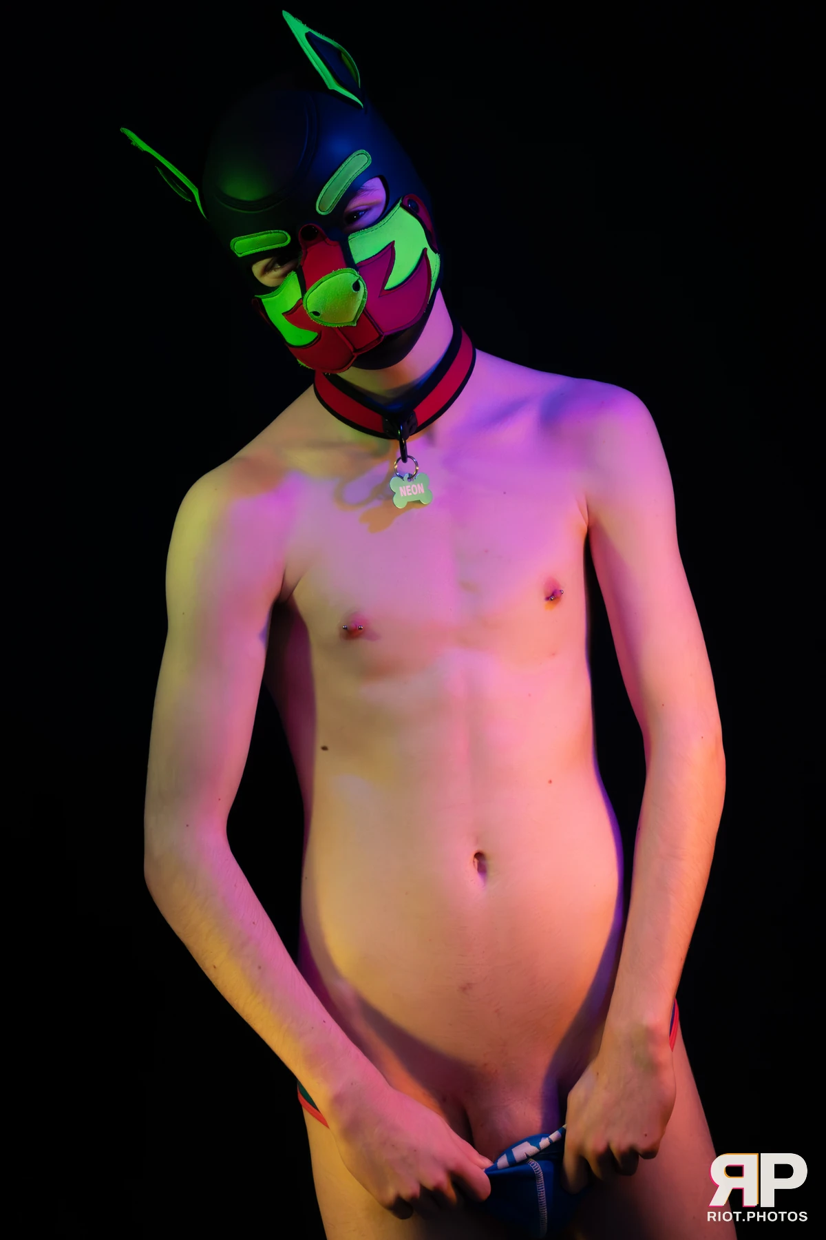Neon Puppy — furry & pup photography by Fluffy Riot — photo 50