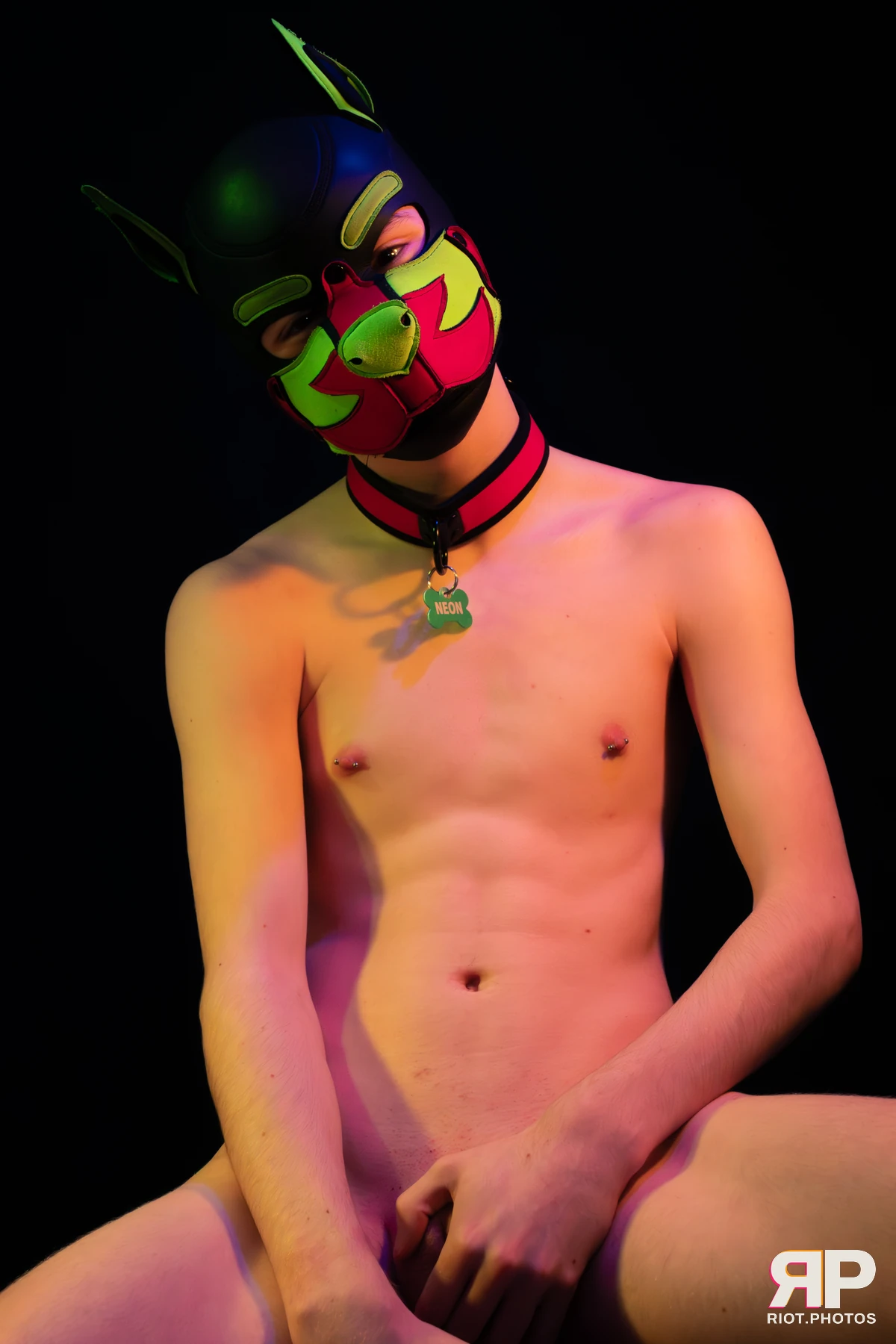 Neon Puppy — furry & pup photography by Fluffy Riot — photo 55