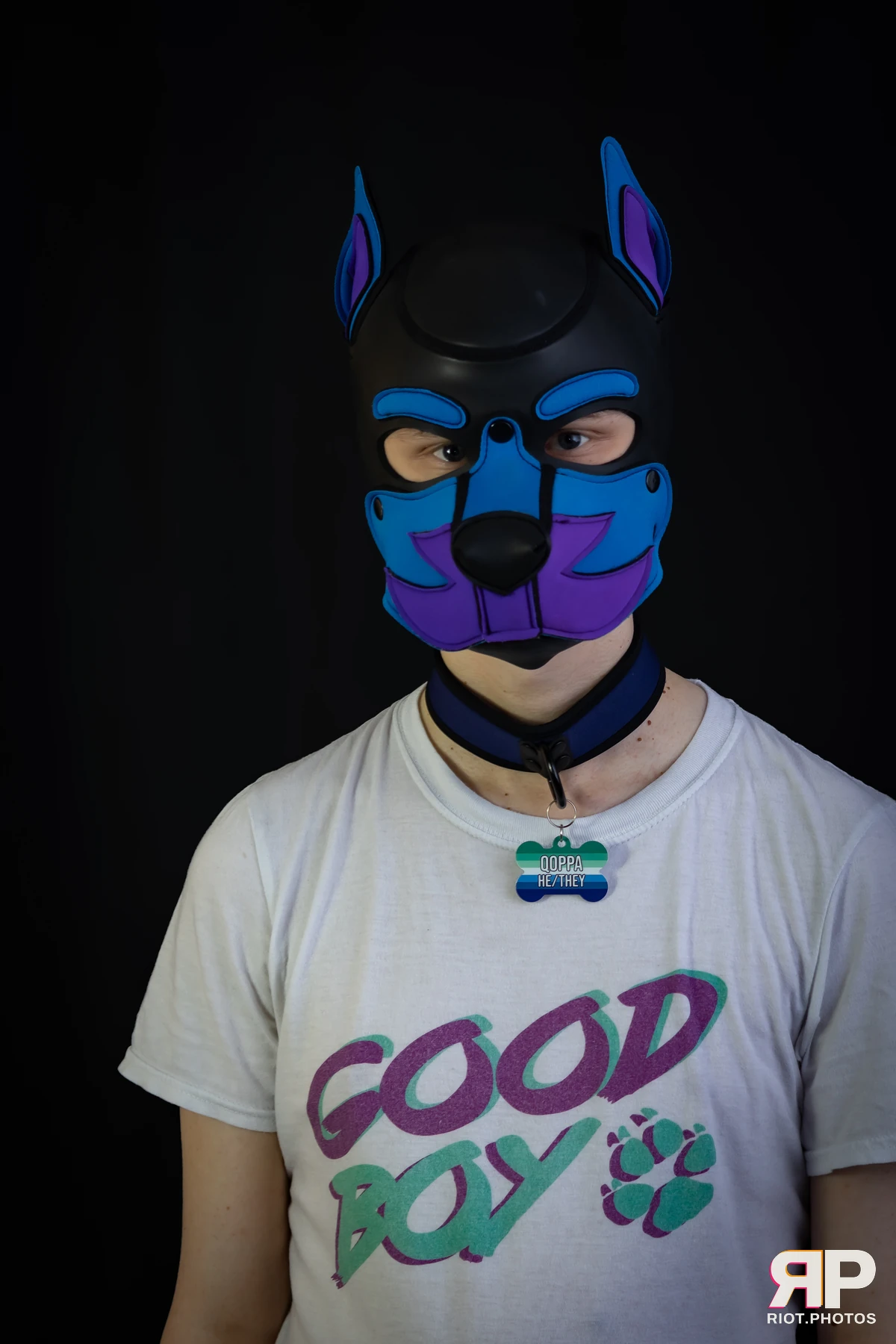 Pup Qoppa — furry & pup photography by Fluffy Riot — photo 8